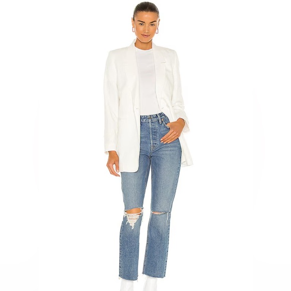 NWT GRLFRND Karolina High Rise Straight Crop Jeans in The Valley Sz 27‎ $215 - Picture 1 of 8